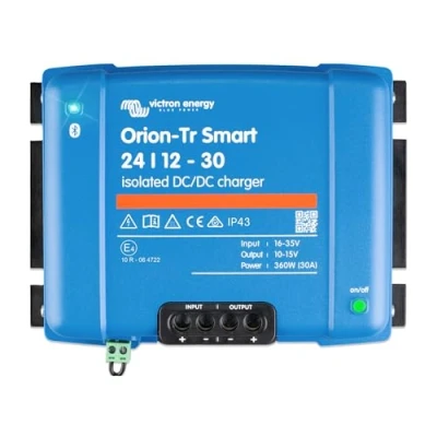Image of Victron Energy Orion Tr Smart DC to Charger (Bluetooth) 24/12 Volt 30 amp 360 Watt Battery for Dual Systems Isolated