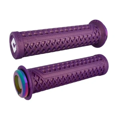 Image of ODI Vans v2.1 Lock On Grips Iridescent Purple Oil Slick