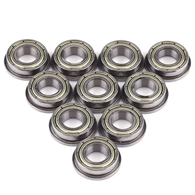 Image of F688ZZ Flanged Radial Ball Bearings Metal Steel Double Shielded Flange Miniature Bearing 8 * 16 5 for Motor (10 Pcs)