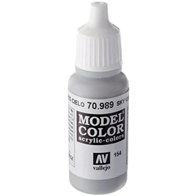 Image of Vallejo Model Color 17 ml Acrylic Paint Sky Grey