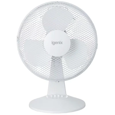 Image of Igenix DF1210 12in Desk Fan White