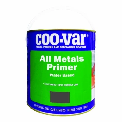 Image of Coo Var Water Based All Metals Primer Grey 500ml