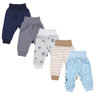 Image of TupTam Baby Long Trousers Pack of 5, Boy 7, 98