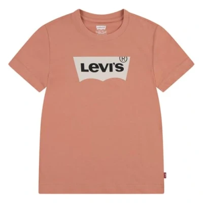Image of Levi&#039;s Batwing TEE Unisex Print Tshirt for kids, Size: 10y, Tawny orange