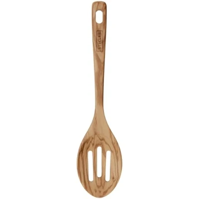 Image of Stellar Olive Wood Tools Slotted Spoon