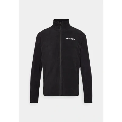 Image of adidas Men&#039;s Terrex Multi Essentials Full Zip Fleece Jacket, black, 3XL