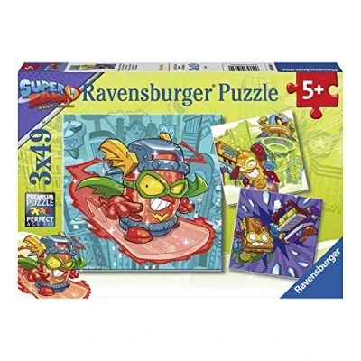 Image of Ravensburger 5084 Super Zings SuperZings/SuperThings Suitable for Children Over 5 Years, Multicoloured, 49 piezas, Puzzle 3x49
