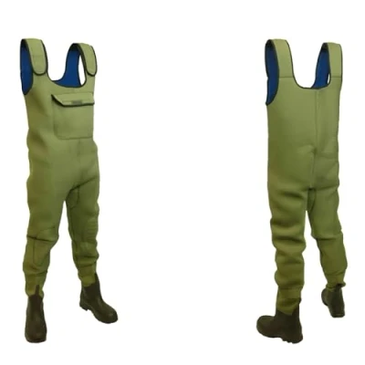 Image of Bison 5MM NEOPRENE CHEST WADERS CLEATED SOLE S10