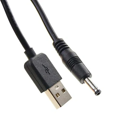 Image of Ex Pro 1.5m USB to 5 V DC Power Cable, Type A 3.5 x 1.1mm Barrel Jack Connector, compatible with Speakers, Hubs, Portable Hard Drives, and more