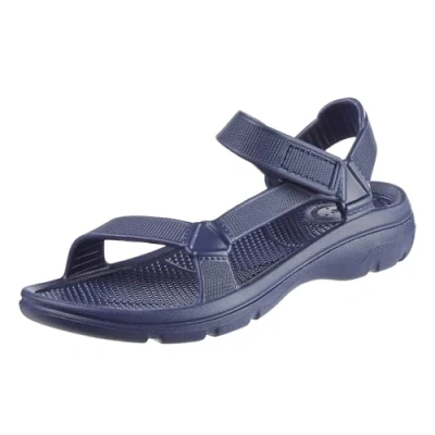 Image of totes Women&#039;s Everywear Wmn&#039;s Adjustable Buckle Sandal, Navy Blue, 5 UK