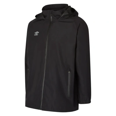 Image of Umbro Childrens Unisex Childrens/Kids Club Essential Waterproof Jacket (Black) Size 7 8Y