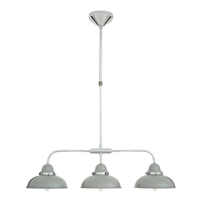 Image of Premier Housewares 2501889 ceiling Light Glow Bulb Shade Pendant Lighting Shades hallway Hall Grey 90 cm x 73.5 20