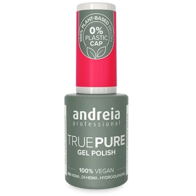 Image of Andreia Professional Hema Free Gel Polish TRUE PURE 21 and 100% Vegan for Sensitive Nails Semi Permanent UV LED Soak Off Nail Varnish Colour T19 Neon Pink 10.5ml