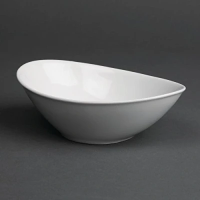 Image of 12X Royal Porcelain Classic White Salad Bowls 150mm Kitchen Dish Restaurant