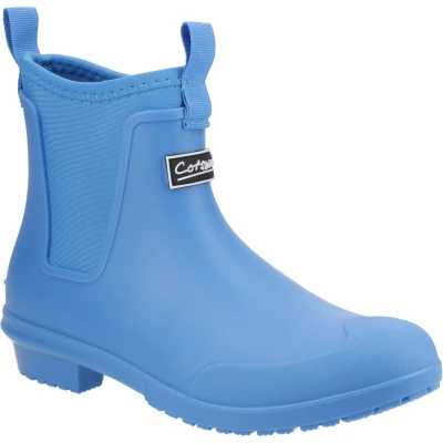 Image of Cotswold Grosvenor Bright Blue Wellington Boots for Female Size 8