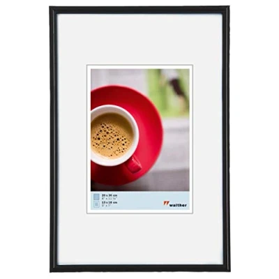 Image of walther Design Picture Frame Black 29,7 x 42 cm (DIN A3) Galeria Plastic KB342H