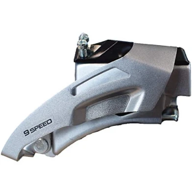 Image of Shimano Altus FD M2020 front mech, 9 speed double, top swing, dual pull, multi fit
