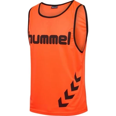 Image of hummel Fundamental Training Mens Identification Bib Senior, Orange (Neon Orange)