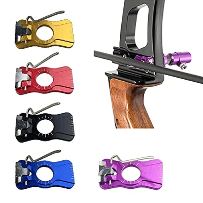 Image of MILAEM Archery Arrow Rest for Recurve Bow Self adhesive Hunting Accessory Right Hand and Left (Purple)