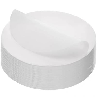 Image of ZEONHAK 800 Pcs Baking Parchment Circles, 8 Inch/20cm Round Paper Cake Liners, White Tin Liners for Cooking