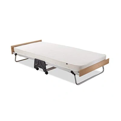 Image of Jay Be J Bed Folding with Performance e Fibre Mattress, Compact, Single,Black