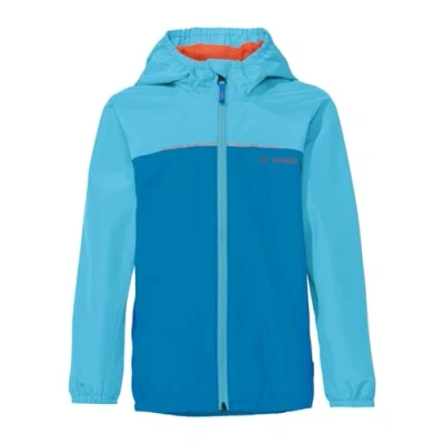 Image of Vaude KIDS Turaco Unisex Waterproof jacket for kids, Size: 4y, Icicle