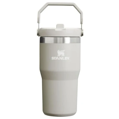 Image of Stanley IceFlow Stainless Steel Tumbler Vacuum Insulated Water Bottle for Home, Office or Car Reusable Cup with Straw Leak Resistant Flip Cold 12 Hours Iced 2 Days, Ash, 20OZ