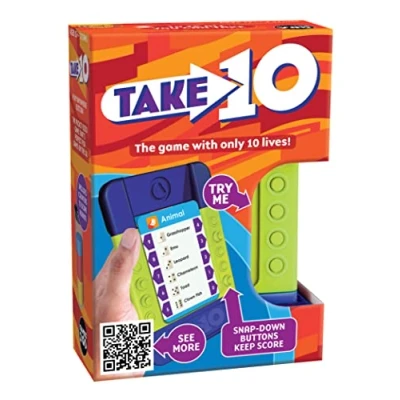 Image of Cheatwell Games Take 10 The Play Anywhere Yes/No Game Perfect for Families 2 or More Players Ages 12 and Up
