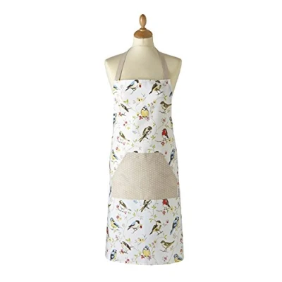 Image of Cooksmart Cotton apron, floral pattern, 100% cotton, Multicolor, 61x84,Multicolor,9104