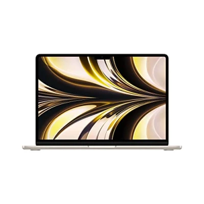 Image of 2022 Apple MacBook Air with M2 Chip (13 inch, 8GB RAM, 256GB SSD Storage) (QWERTY English) Starligth (Renewed)