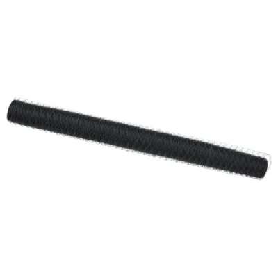 Image of vidaXL Hexagon Fence Grey 1.5x10 m Steel