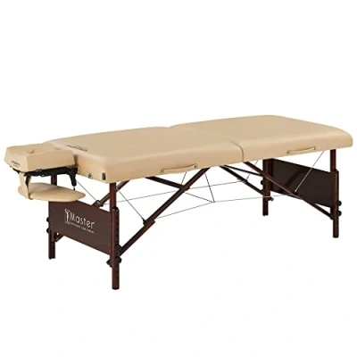 Image of Master Massage Del Ray Professional Portable Table 7.6cm Thick Foam Therapy Foldable Couch Lash Bed Tattoo Package SPA Salon Facial Beauty Sand 76cm