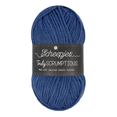 Image of Scheepjes Truly Scrumptious 352 Butterfly Pea Flower Mousse Yarn 5x100g