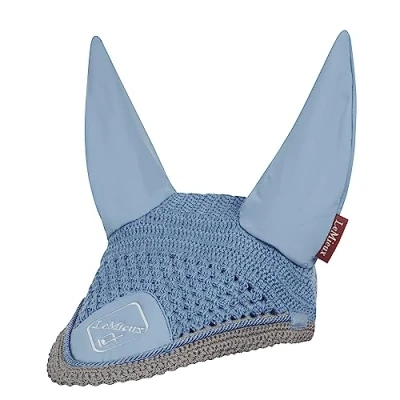 Image of LeMieux Classic Fly Hood Ice Blue Small
