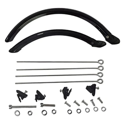 Image of lahomia Durable Folding Bike Mud Guard 14&#039;&#039; 20&#039;&#039; Wheel Bicycle V Brake Front Rear Mudguard Set Accessories 20 Inch