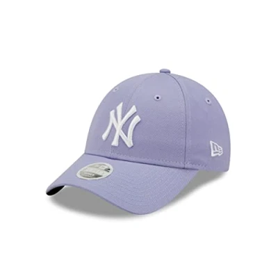 Image of New Era York Yankees MLB League Essential Lavender 9Forty Adjustable Women Cap One Size