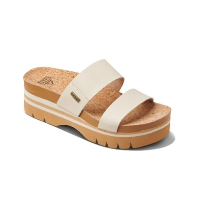 Image of Reef Women&#039;s Cushion Vista Higher Sandal, Vintage Tan, 5 UK