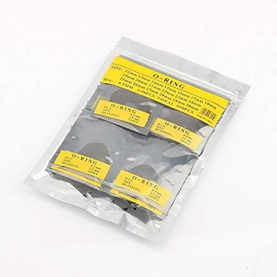 Image of Yosoo LEPAZA65022 Round Rubber O Ring Set for Wristwatch Black
