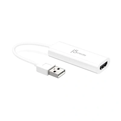 Image of j5create USB A to HDMI Display Adapter 2.0 1080P Cable Converter for PC, Laptop, Windows, Mac (JUA195)