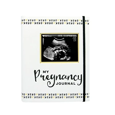 Image of Pearhead My Pregnancy Journal, Keepsake Book, Milestone Memories and Photo Album, Gender Neutral for Baby Girl or Boy