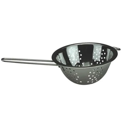 Image of Acense Stainless Steel Colander 24cm Coloured (24cm with Handle)