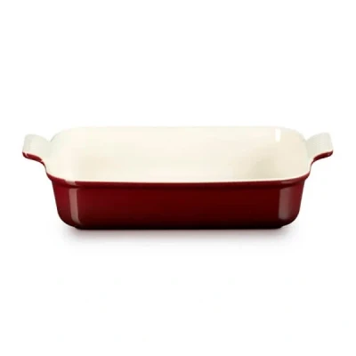 Image of Le Creuset Garnet Stoneware 32cm Heritage Rectangular Dish