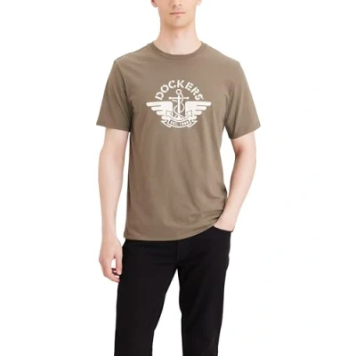 Image of Dockers Men&#039;s Logo TEE, Wing &amp; Anchor Camo, S