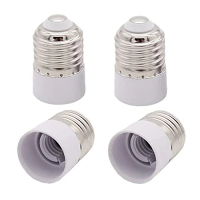 Image of E27 to E14 Socket Adapter, Screw Small Converter, ES SES Adopter, Max Wattage 200W, 0 250V, 4 Pack