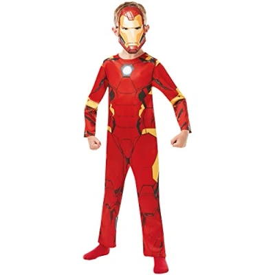 Image of Rubie&#039;s 640829M000 Iron Man Marvel Avengers Classic Child Costume, Boys, M