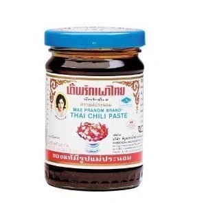 Image of Mae Pranom Thai Chili Paste 8oz. (M) Food Cooking New X 1 Jar Made in Thailand