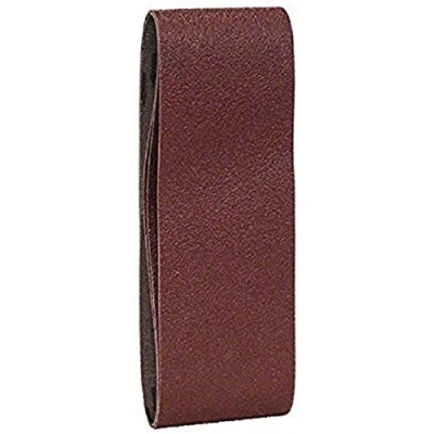 Image of Bosch 2609256203 Sandpaper Sheets for Sanding Machines 65 x 410 mm / 1 Sheet with Grit Size 60/1 80/1 100 Red