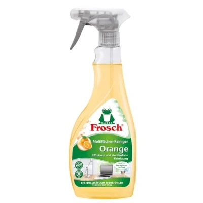 Image of Frosch Orangen Multiflächen Reiniger, für streifenfreien Glanz und kraftvolle Sauberkeit alle glatten Flächen, Sprühflasche, 1er Pack (1 x 500 ml)