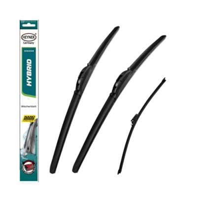 Image of Heyner Fits: Hyundai i30 2012 2016 Hybrid Wiper Blades Front Rear HH2614H13X