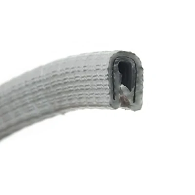 Image of Small Silver PVC Rubber U Edging Strip Fits 1 2mm Priced Per Metre